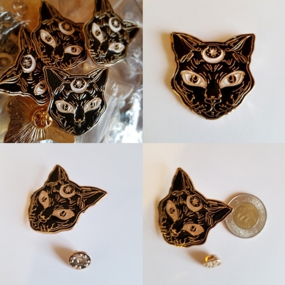 Mystical Cat Pins - Picture 2 of 2